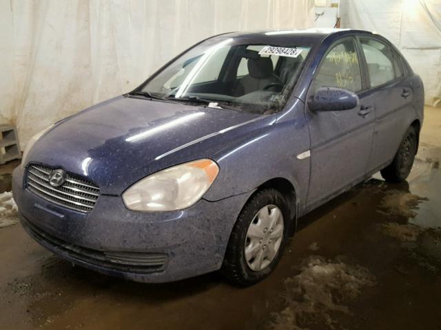 KMHCN46CX8U275429 - 2008 HYUNDAI ACCENT GLS BLUE photo 2