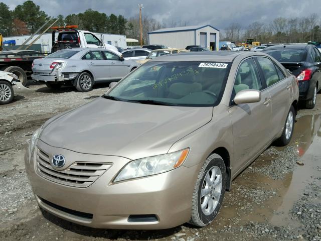 4T1BE46K37U106581 - 2007 TOYOTA CAMRY NEW GOLD photo 2