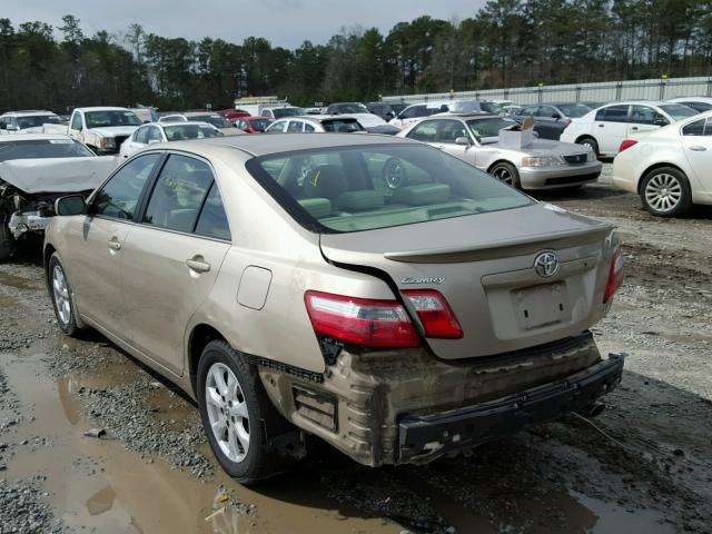 4T1BE46K37U106581 - 2007 TOYOTA CAMRY NEW GOLD photo 3