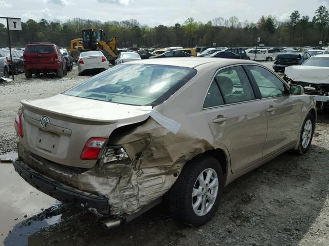 4T1BE46K37U106581 - 2007 TOYOTA CAMRY NEW GOLD photo 4
