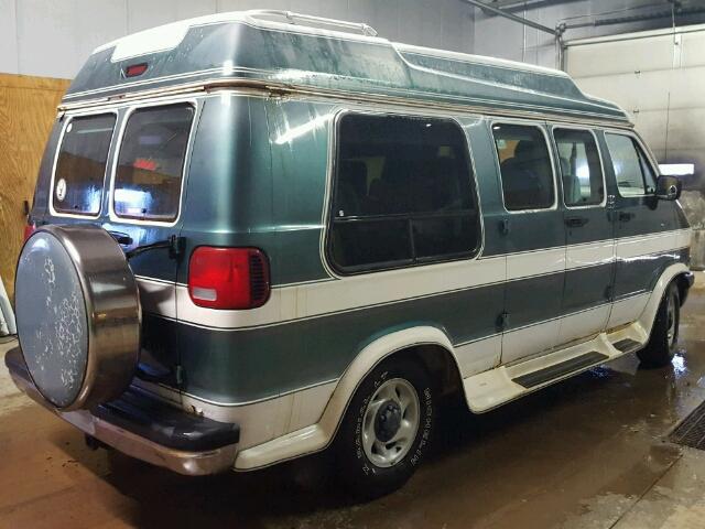 2B6HB21Y9RK544574 - 1994 DODGE RAM VAN B2 TWO TONE photo 4