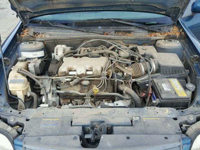 1G1NE52J32M724358 - 2002 CHEVROLET MALIBU LS BLUE photo 7