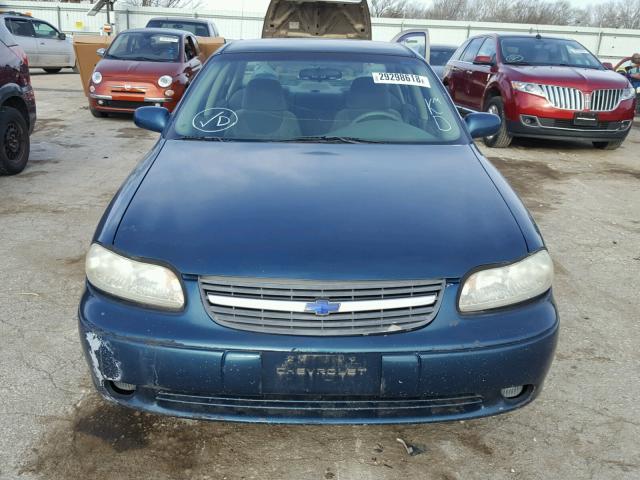 1G1NE52J32M724358 - 2002 CHEVROLET MALIBU LS BLUE photo 9