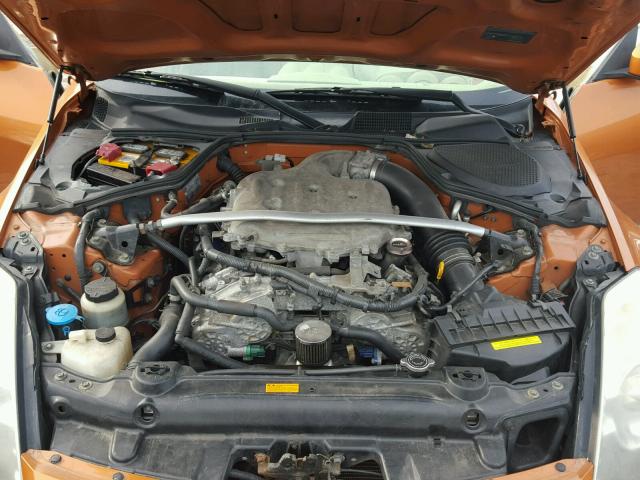 JN1AZ34D36M331829 - 2006 NISSAN 350Z COUPE ORANGE photo 7