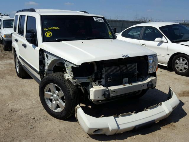 1J8HG48K36C342506 - 2006 JEEP COMMANDER WHITE photo 1