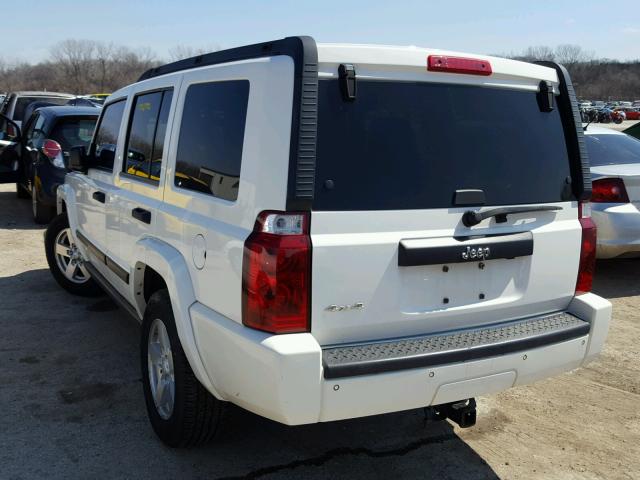 1J8HG48K36C342506 - 2006 JEEP COMMANDER WHITE photo 3