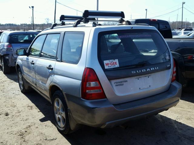 JF1SG65674H703127 - 2004 SUBARU FORESTER 2 SILVER photo 3