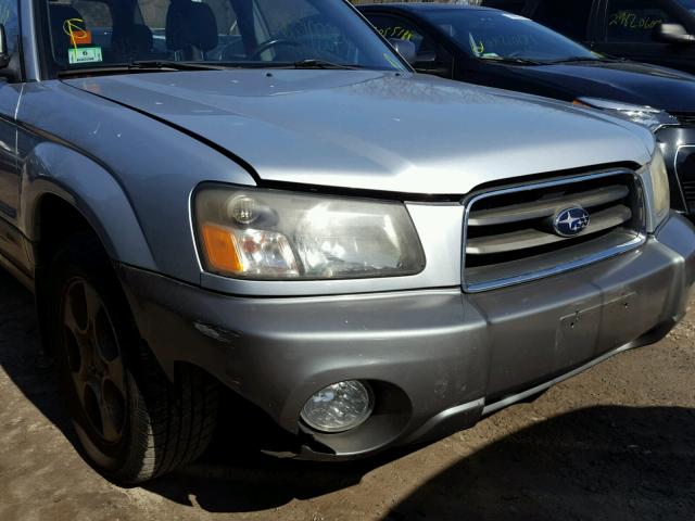 JF1SG65674H703127 - 2004 SUBARU FORESTER 2 SILVER photo 9