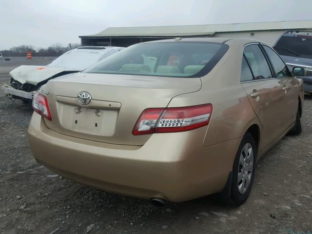 4T1BF3EK3AU547644 - 2010 TOYOTA CAMRY BASE TAN photo 4