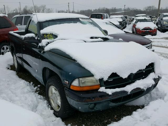 1B7FL26X5YS668877 - 2000 DODGE DAKOTA GREEN photo 1