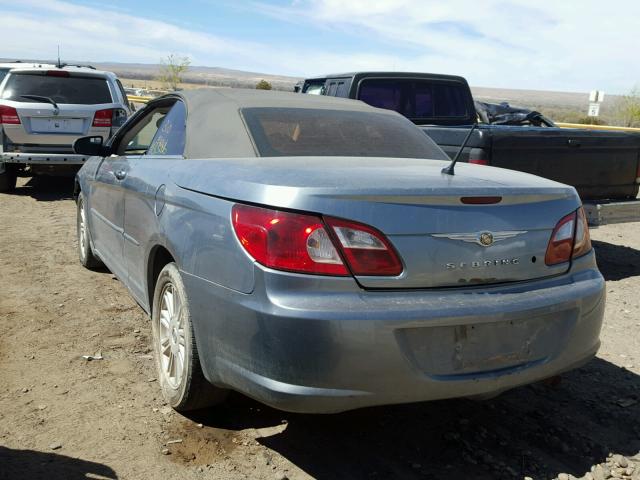 1C3LC55R58N633153 - 2008 CHRYSLER SEBRING TO SILVER photo 3