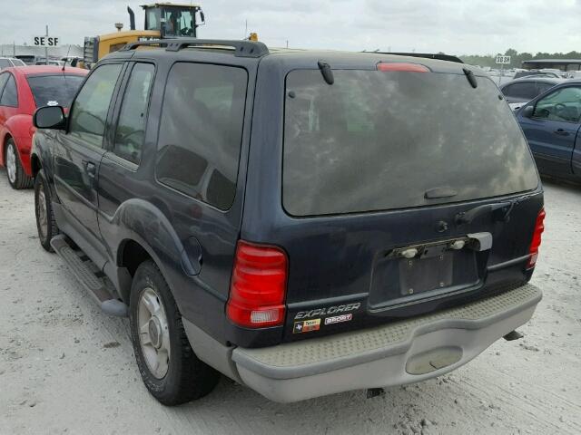 1FMYU60E32UC03462 - 2002 FORD EXPLORER S BLUE photo 3