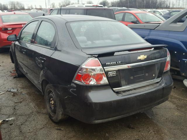 KL1TD56E49B626239 - 2009 CHEVROLET AVEO LS CHARCOAL photo 3