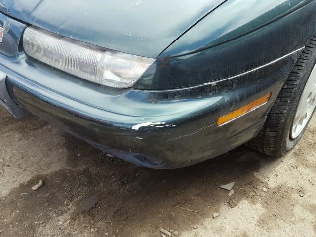 1G8ZK5274VZ170626 - 1997 SATURN SL2 GREEN photo 9