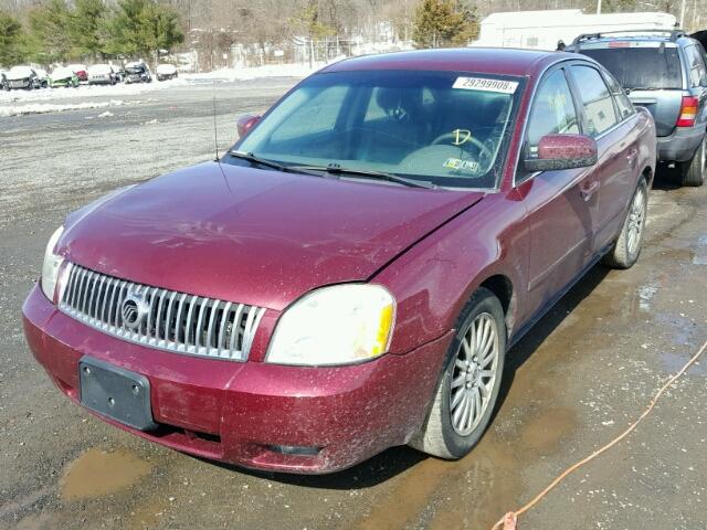 1MEHM42125G613349 - 2005 MERCURY MONTEGO PR 勃艮第红 照片 2