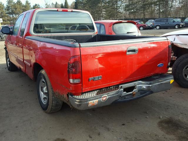 1FTDX1762VKC70016 - 1997 FORD F150 RED photo 3