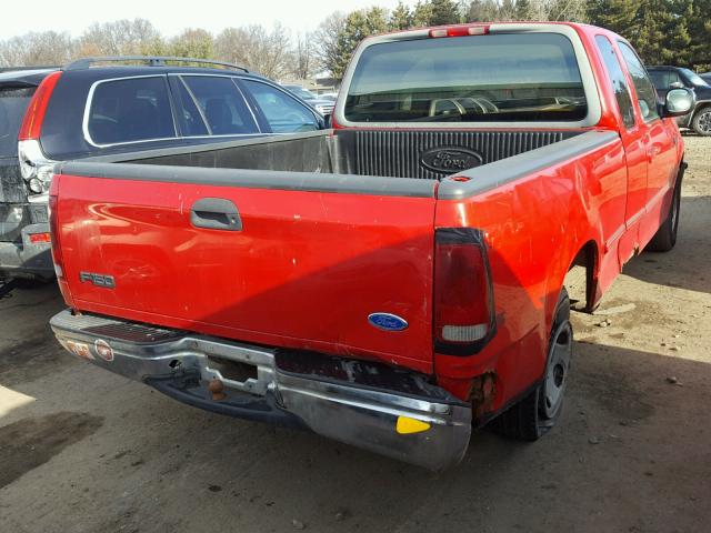 1FTDX1762VKC70016 - 1997 FORD F150 RED photo 4