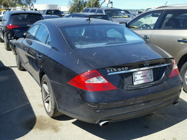 WDDDJ72X68A136890 - 2008 MERCEDES-BENZ CLS 550 BLACK photo 3