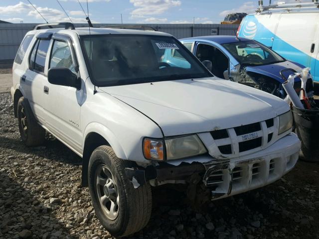 4S2DM58W734310188 - 2003 ISUZU RODEO S WHITE photo 1