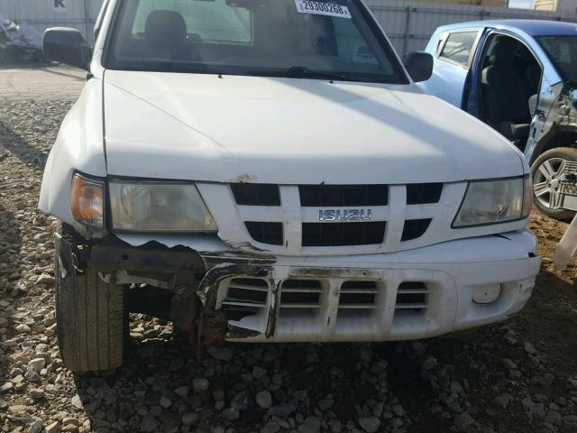 4S2DM58W734310188 - 2003 ISUZU RODEO S WHITE photo 9