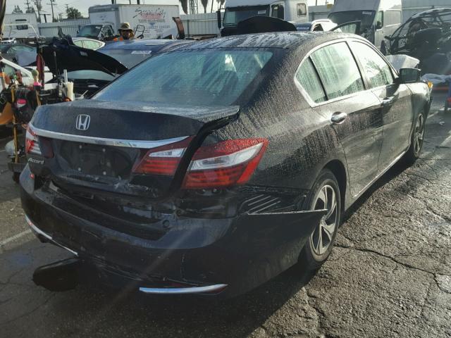 1HGCR2F36GA123260 - 2016 HONDA ACCORD LX BLACK photo 4