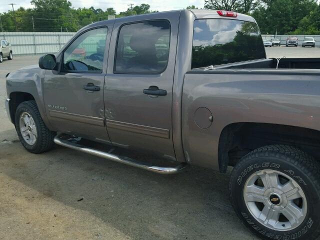 3GCPCSE08CG202837 - 2012 CHEVROLET SILVERADO BROWN photo 10