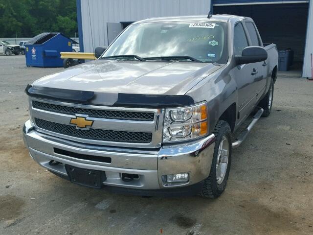 3GCPCSE08CG202837 - 2012 CHEVROLET SILVERADO BROWN photo 2