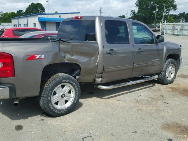 3GCPCSE08CG202837 - 2012 CHEVROLET SILVERADO BROWN photo 9