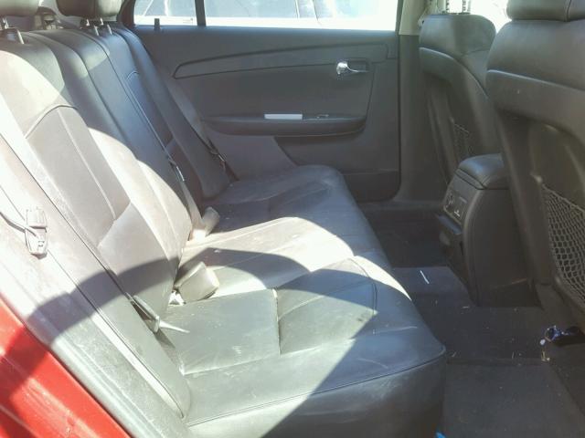 1G1ZE5E76BF118364 - 2011 CHEVROLET MALIBU LTZ MAROON photo 6