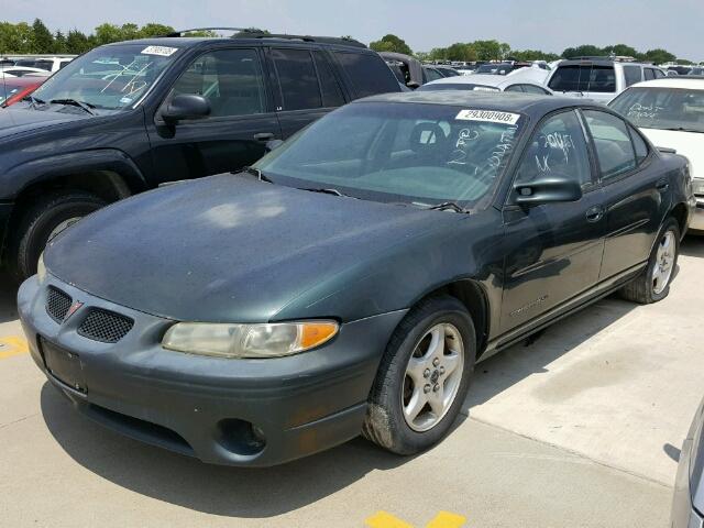 1G2WK52JX1F258956 - 2001 PONTIAC GRAND PRIX GREEN photo 2