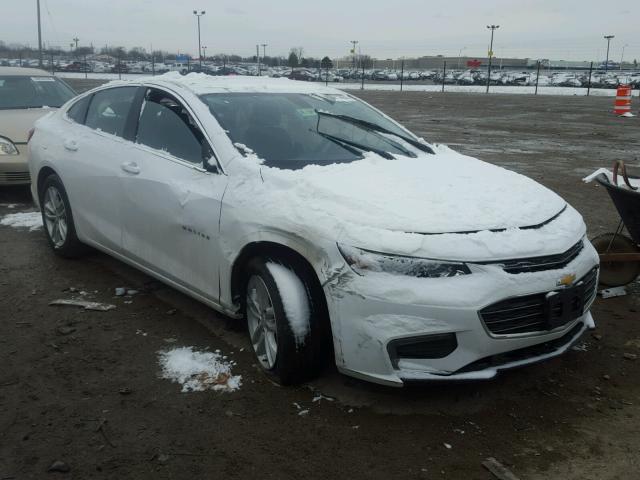 1G1ZD5ST1JF128495 - 2018 CHEVROLET MALIBU LT WHITE photo 1