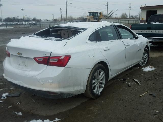 1G1ZD5ST1JF128495 - 2018 CHEVROLET MALIBU LT WHITE photo 4