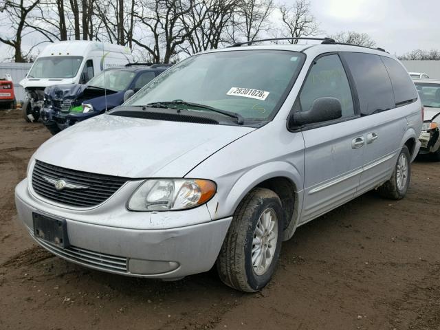 2C8GP54LX4R506618 - 2004 CHRYSLER TOWN & COU SILVER photo 2