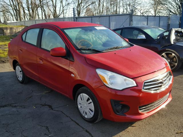 ML32F3FJ4HH000589 - 2017 MITSUBISHI MIRAGE G4 RED photo 1