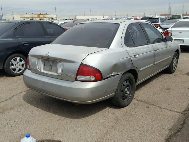 3N1CB51D3YL351217 - 2000 NISSAN SENTRA BAS BLUE photo 4