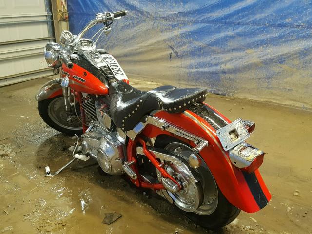 1HD1PLF125Y953608 - 2005 HARLEY-DAVIDSON FLSTFSE CA RED photo 3