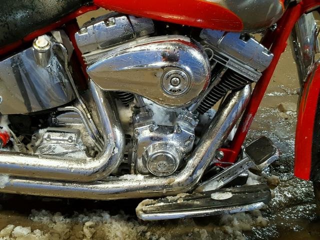 1HD1PLF125Y953608 - 2005 HARLEY-DAVIDSON FLSTFSE CA RED photo 9