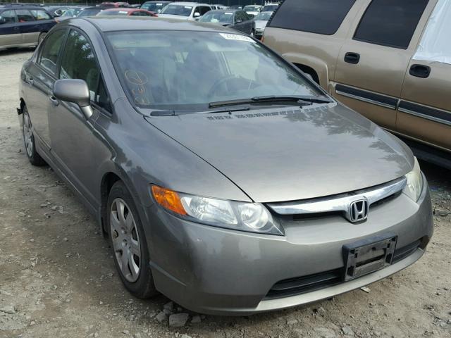 1HGFA16536L035138 - 2006 HONDA CIVIC LX GRAY photo 1