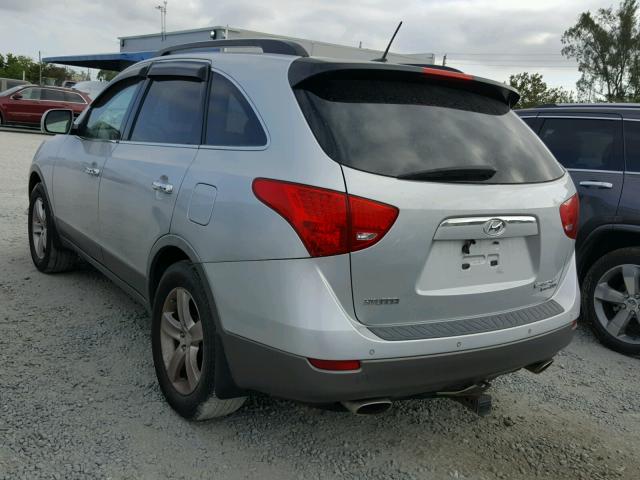 KM8NU73C27U029104 - 2007 HYUNDAI VERACRUZ G SILVER photo 3