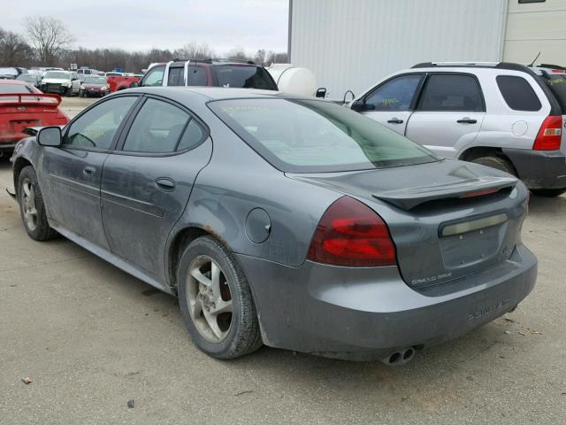 2G2WR544241269139 - 2004 PONTIAC GRAND PRIX ნაცრისფერი ფოტო 3