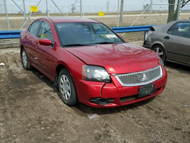 4A32B3FF2BE015621 - 2011 MITSUBISHI GALANT ES RED photo 1