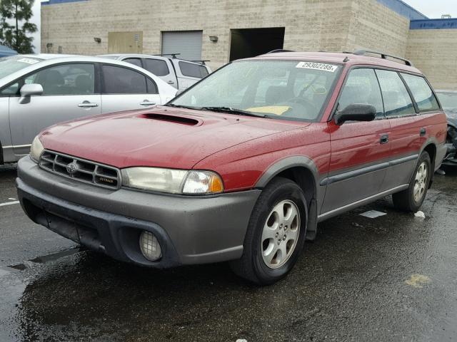 4S3BG6851W7603563 - 1998 SUBARU LEGACY 30T RED photo 2