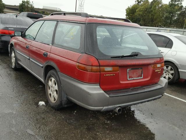 4S3BG6851W7603563 - 1998 SUBARU LEGACY 30T RED photo 3