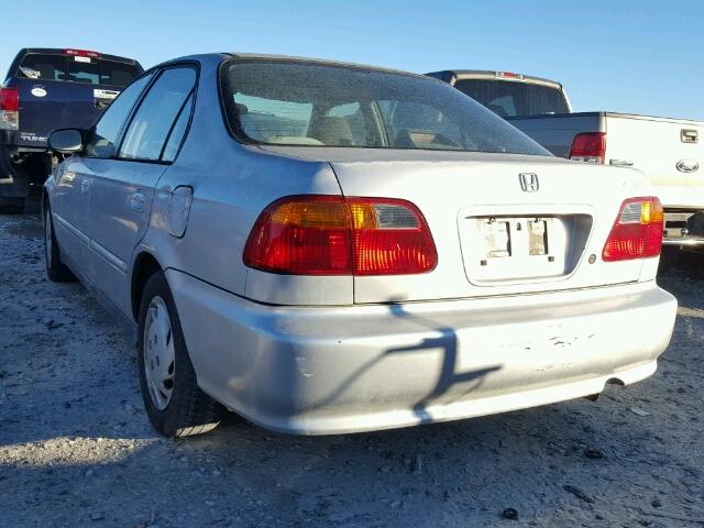 2HGEJ6611YH505284 - 2000 HONDA CIVIC BASE Gümüş foto 3