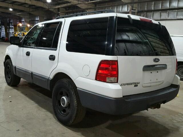 1FMPU16555LA74284 - 2005 FORD EXPEDITION WHITE photo 3