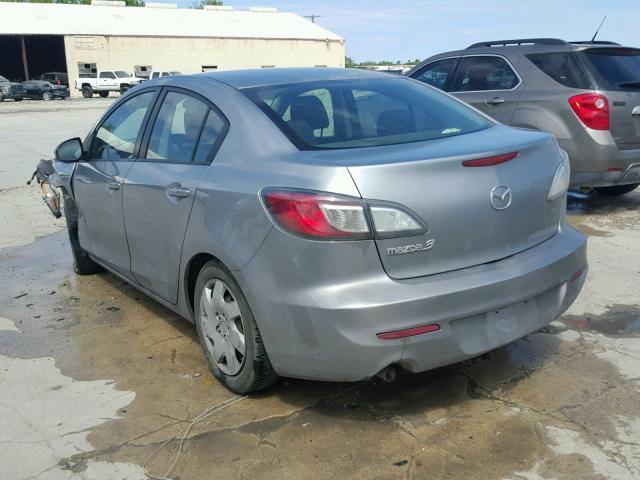 JM1BL1UF5C1651272 - 2012 MAZDA 3 I SILVER photo 3