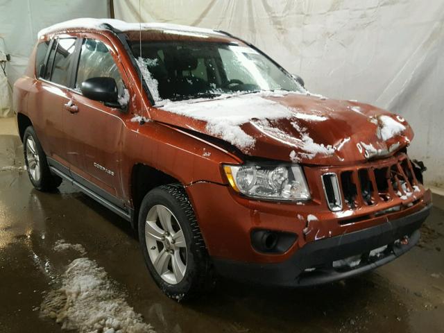 1C4NJDBB8CD604238 - 2012 JEEP COMPASS SP ORANGE photo 1