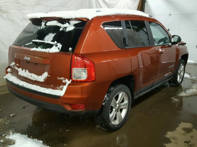 1C4NJDBB8CD604238 - 2012 JEEP COMPASS SP ORANGE photo 4