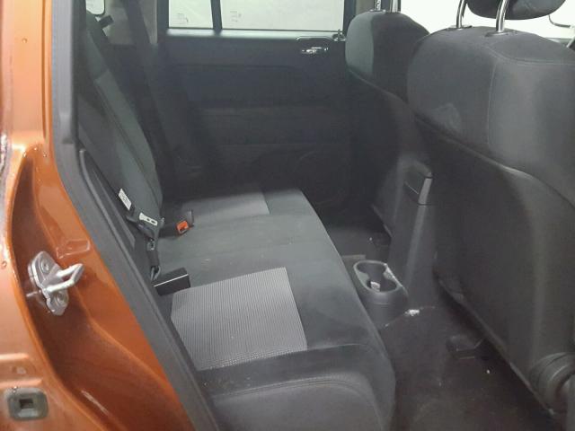 1C4NJDBB8CD604238 - 2012 JEEP COMPASS SP ORANGE photo 6