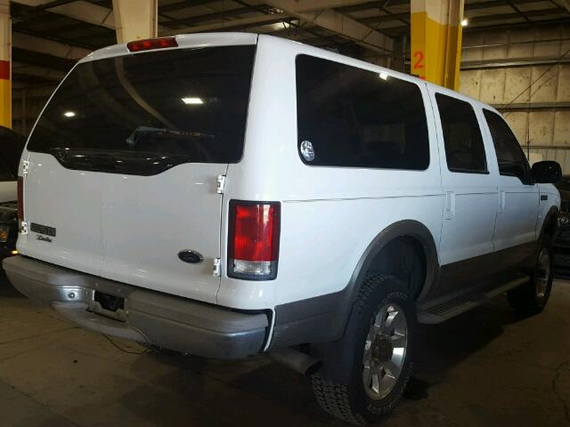 1FMNU43S4YEB56065 - 2000 FORD EXCURSION WHITE photo 4